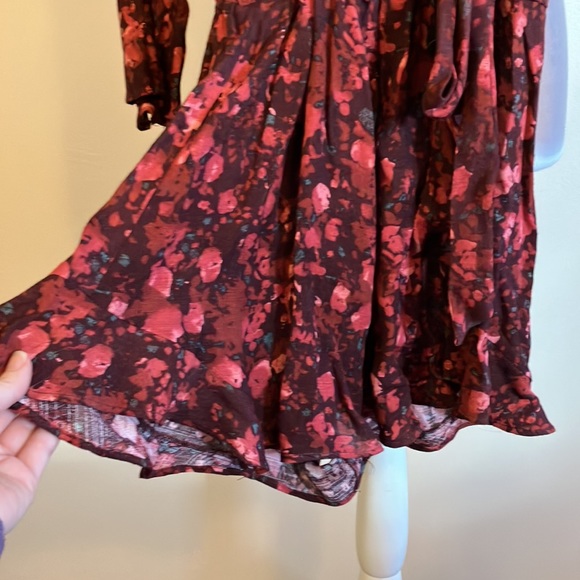 FREE PEOPLE romper berry abstract Size Small - Picture 5 of 6
